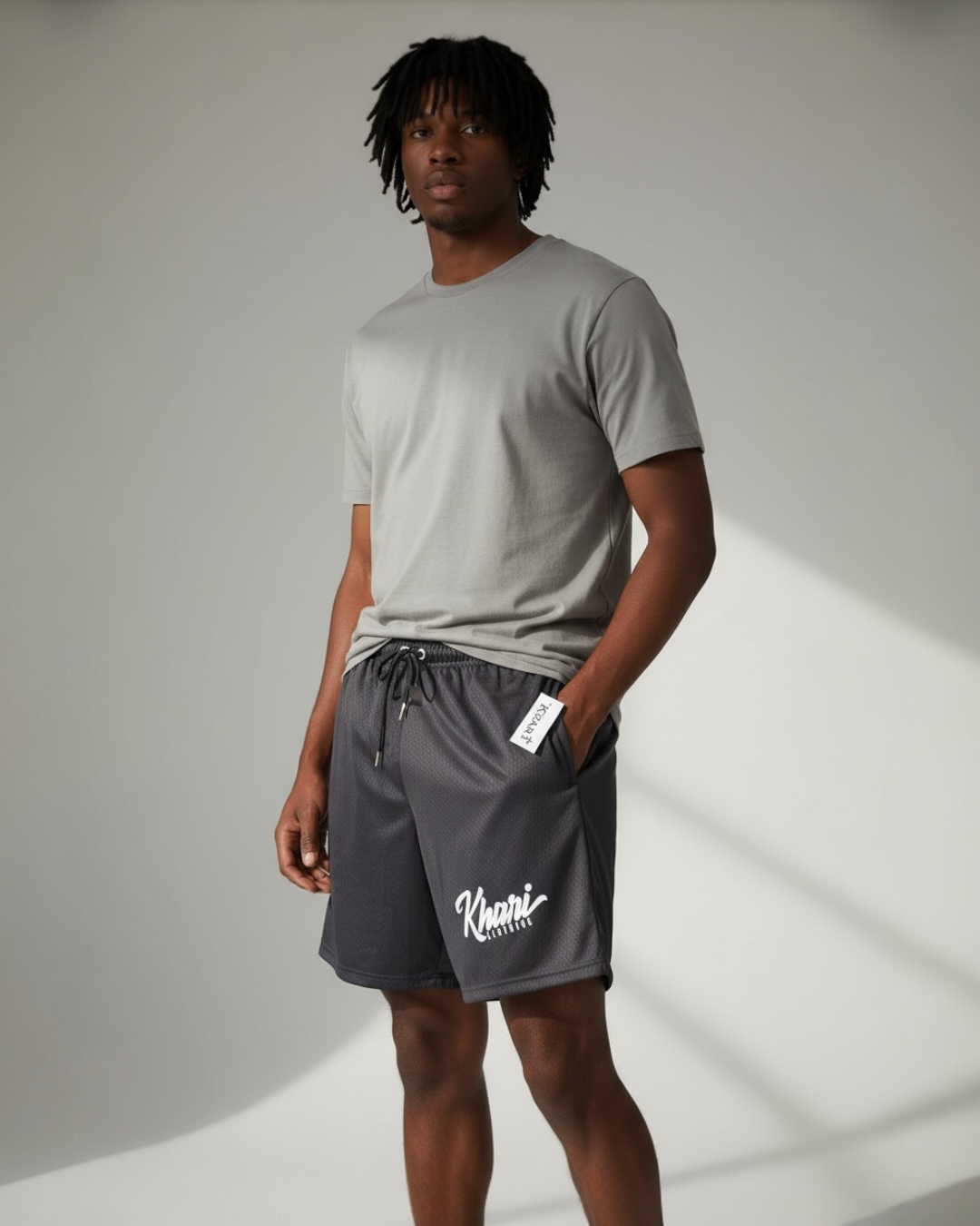 Khari Brand Mesh Shorts