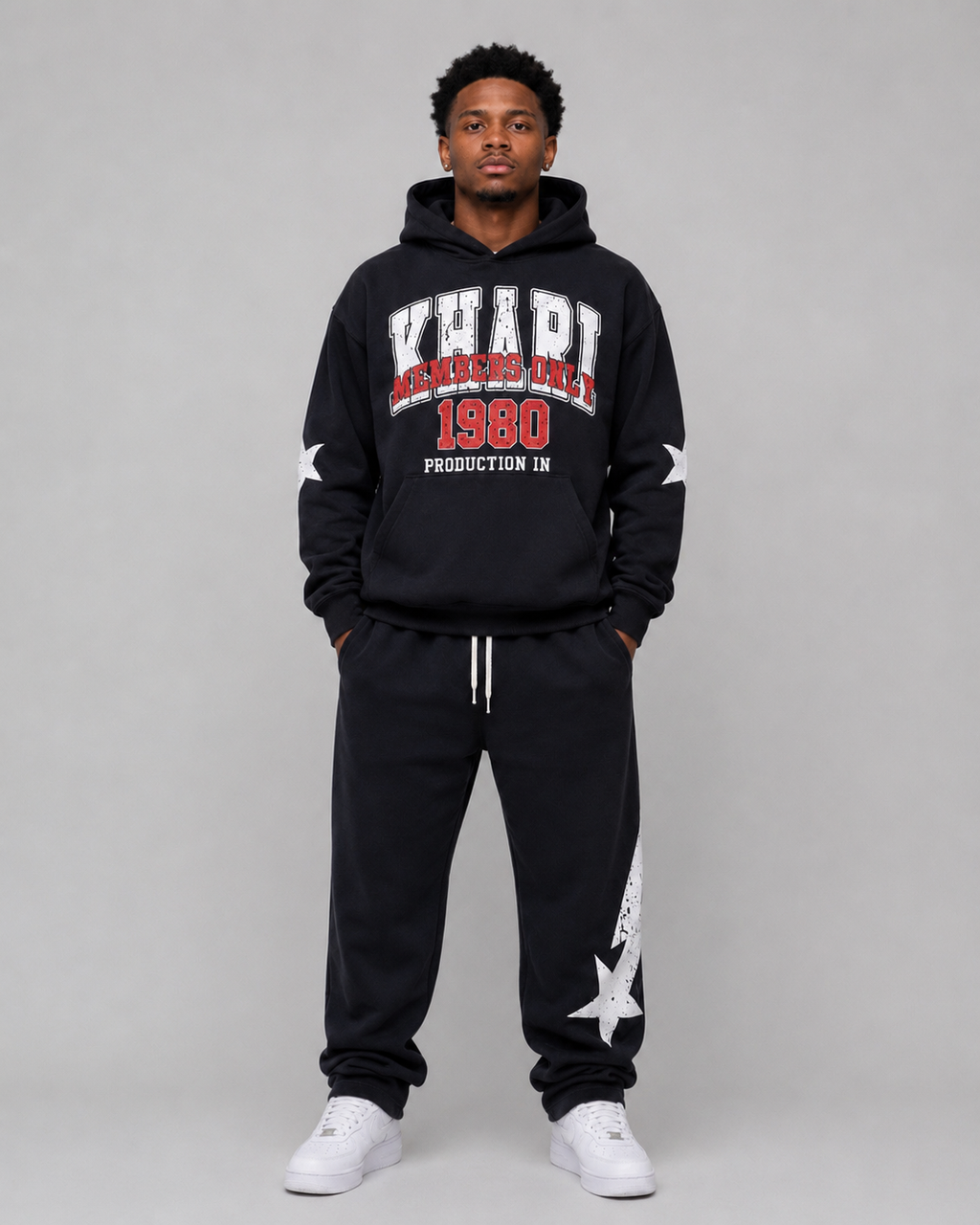 Khari Brand Members Only Sweatsuit