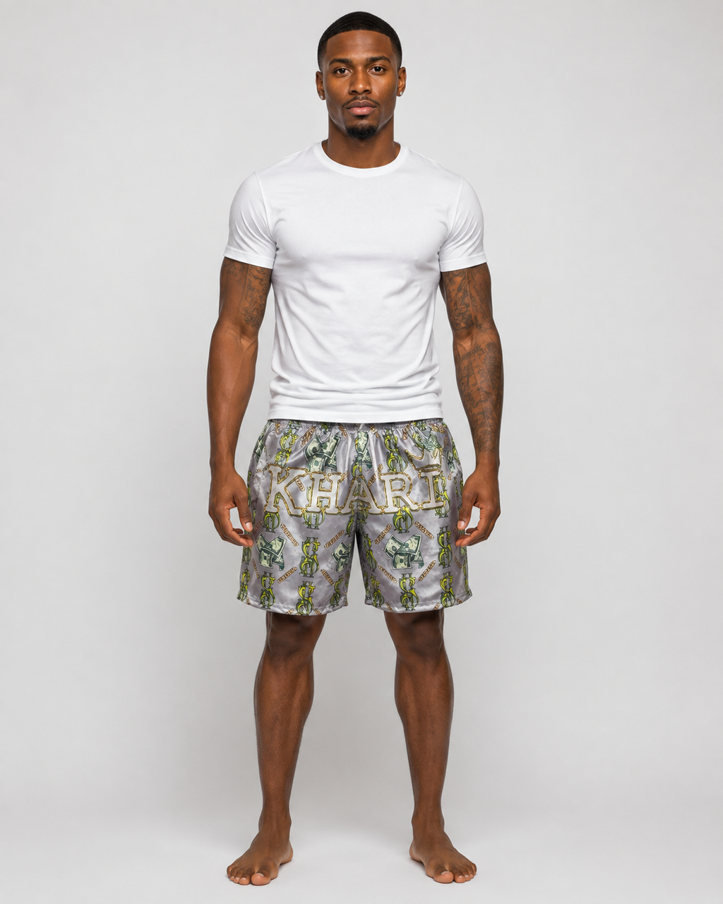 Khari Brand Wealth Dreams Pajama Shorts