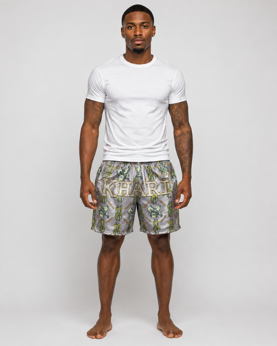 Khari Brand Wealth Dreams Pajama Shorts