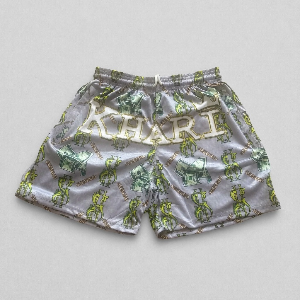Khari Brand “Money Matters” pajama shorts