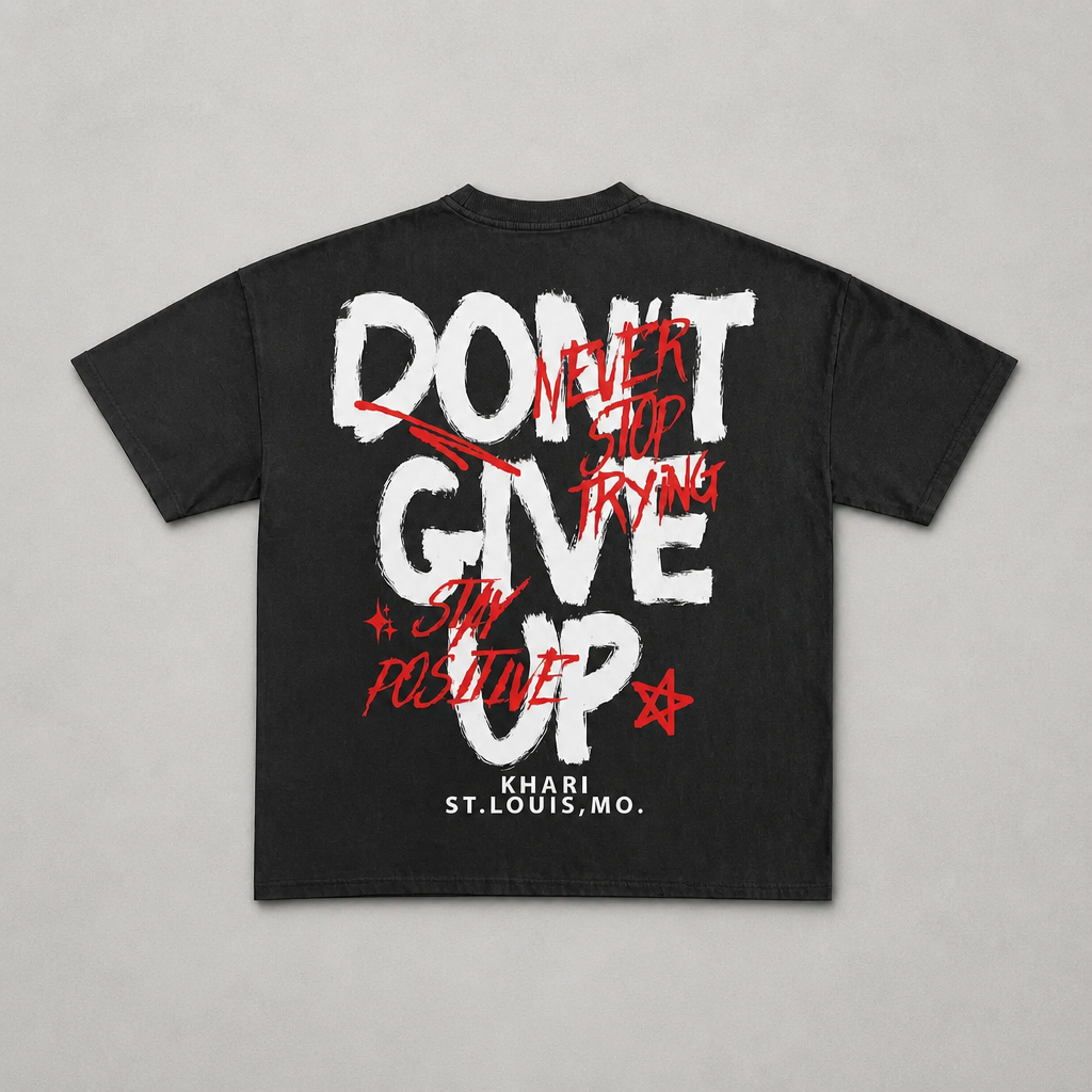 Khari Brand Don’t Give Up Tee