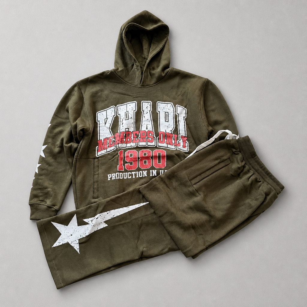 Khari Brand Members Only Sweatsuit