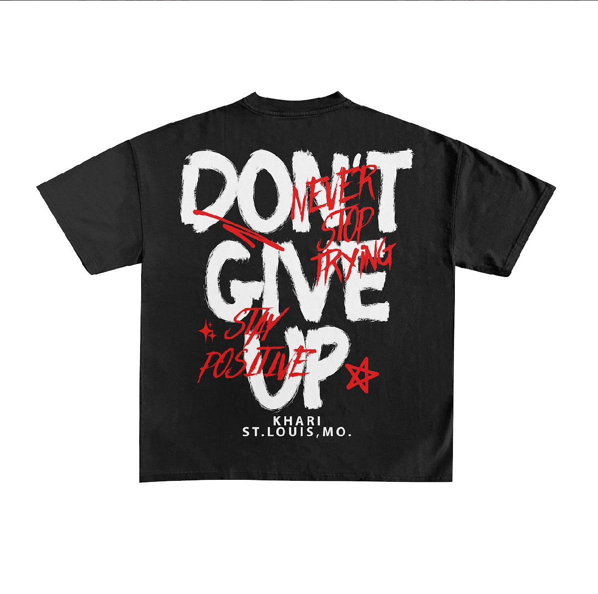 Khari Brand Don’t Give Up Tee