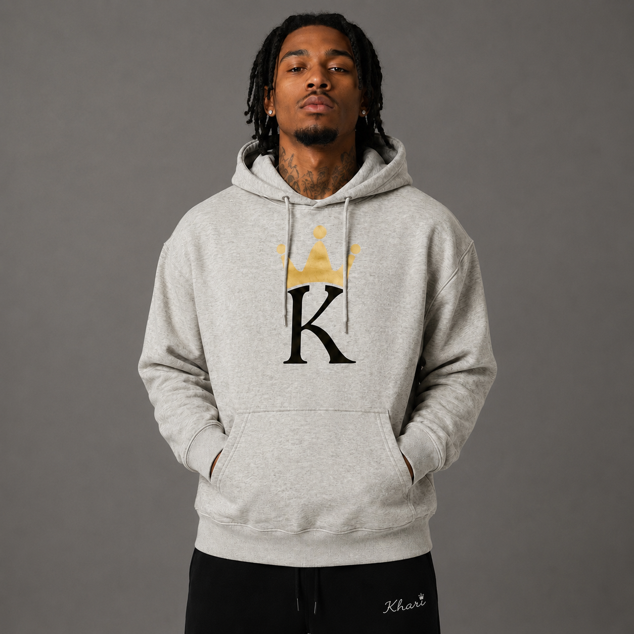 Khari Brand Crown Mark pullover hoodie