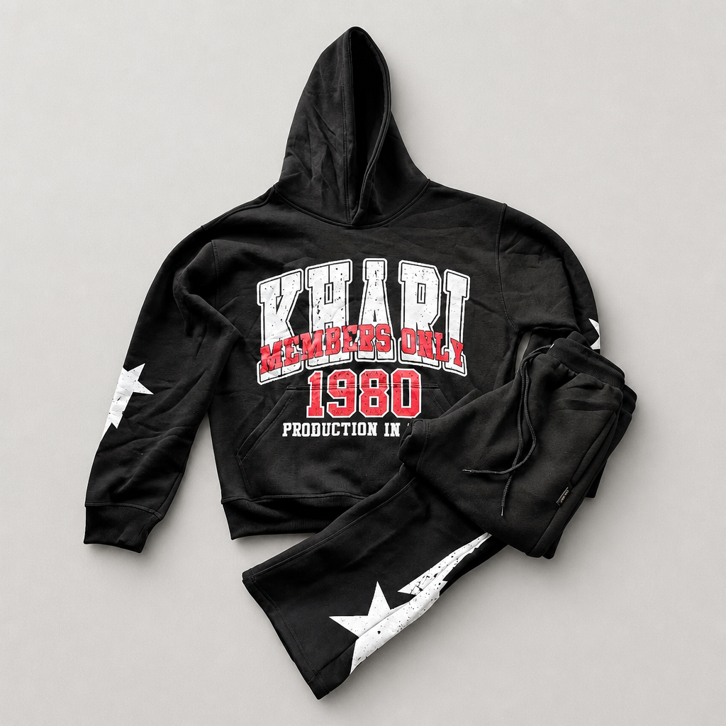 Khari Brand Members Only Sweatsuit