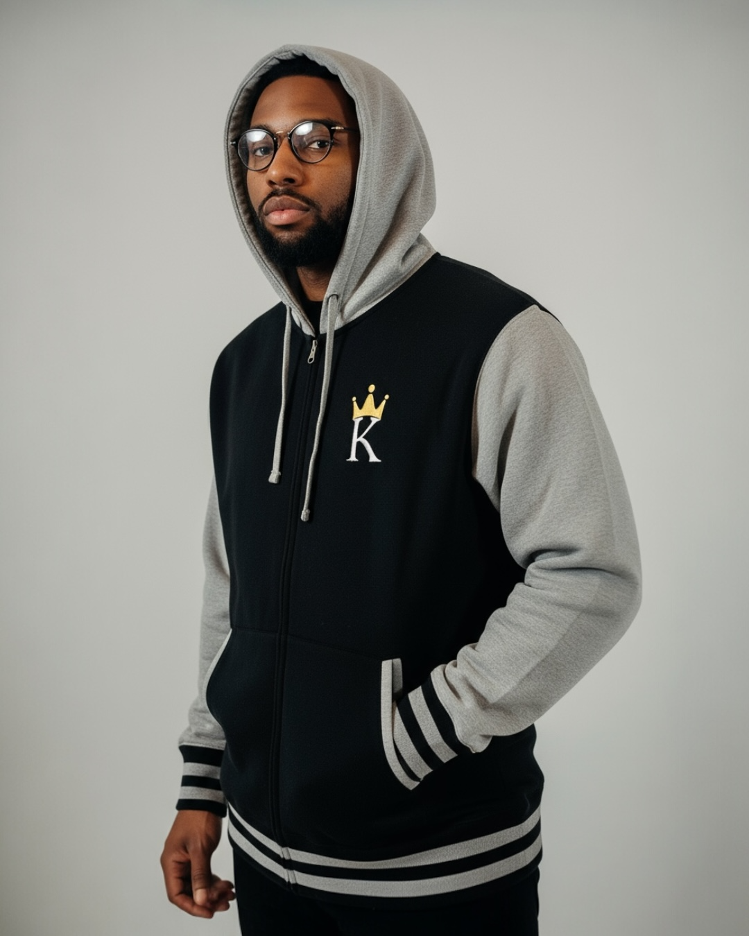 Khari Brand “Kinetic Crown”hoodie variety jacket