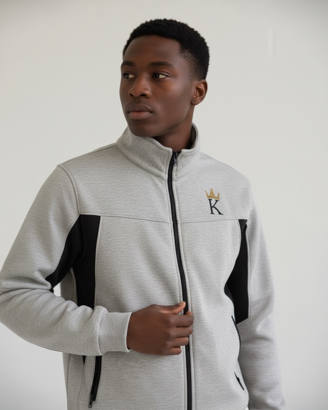 Khari Brand “Kinetic Crown” Full Zip jacket