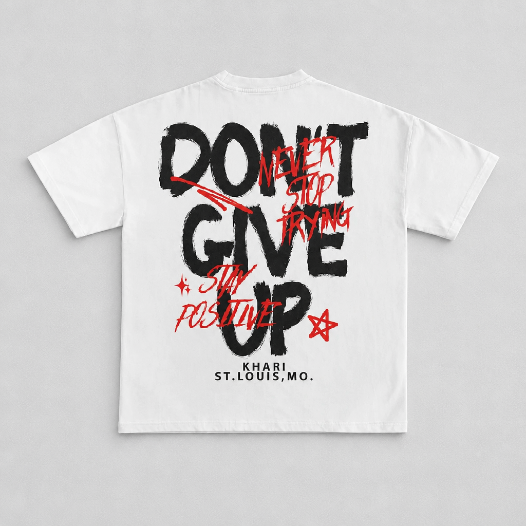 Khari Brand Don’t Give Up Tee