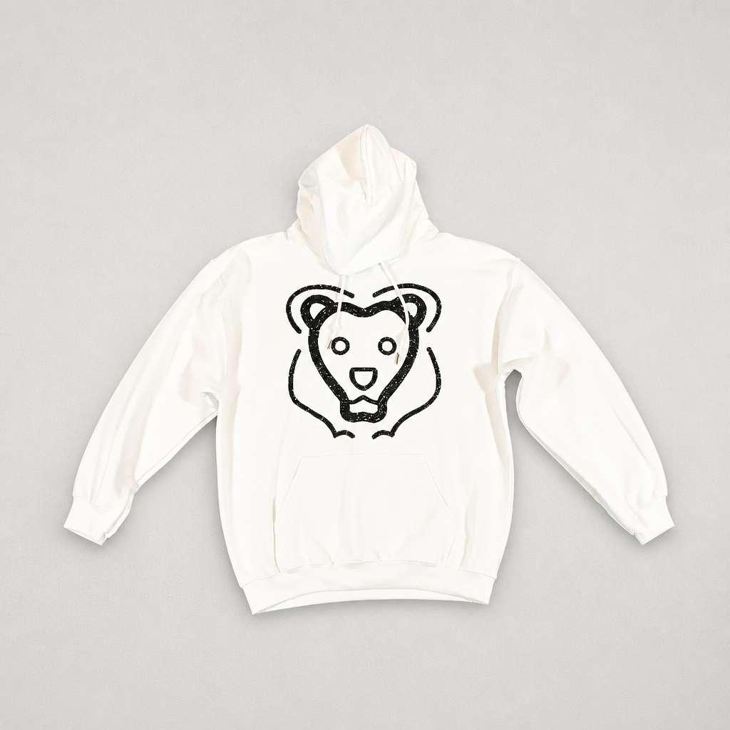 Khari Brand Lion Head Pullover Hoodie