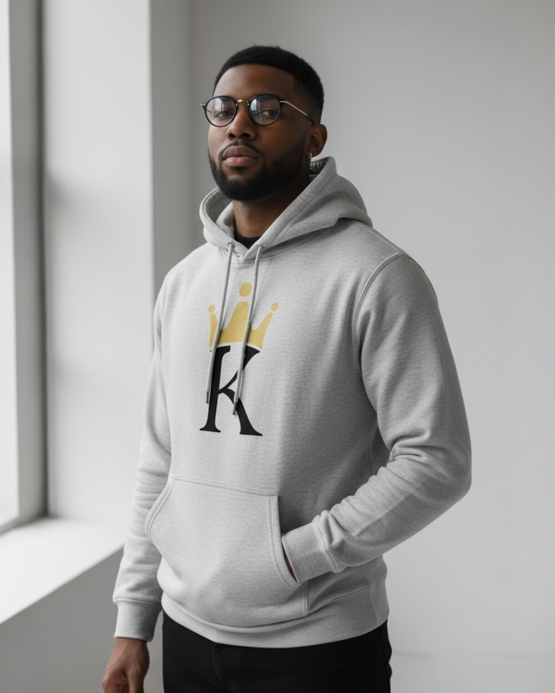 Khari Brand “Kinetic Crown” pullover hoodie