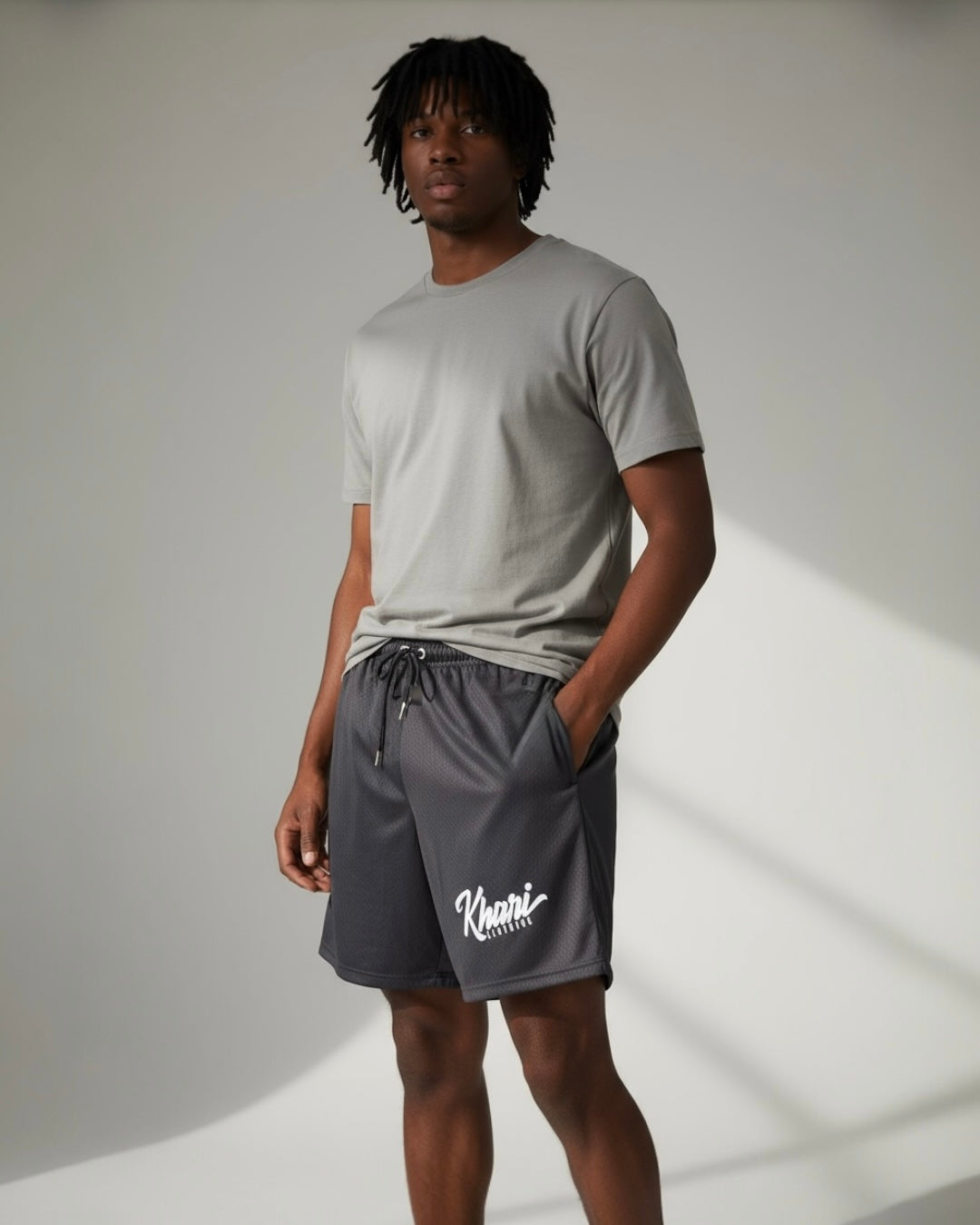 Khari Brand Mesh Shorts