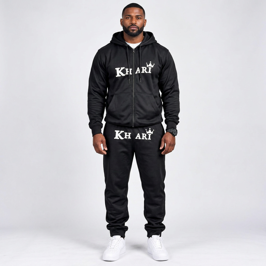Khari Brand Blackout Tracksuit Khari Brand Clothing
