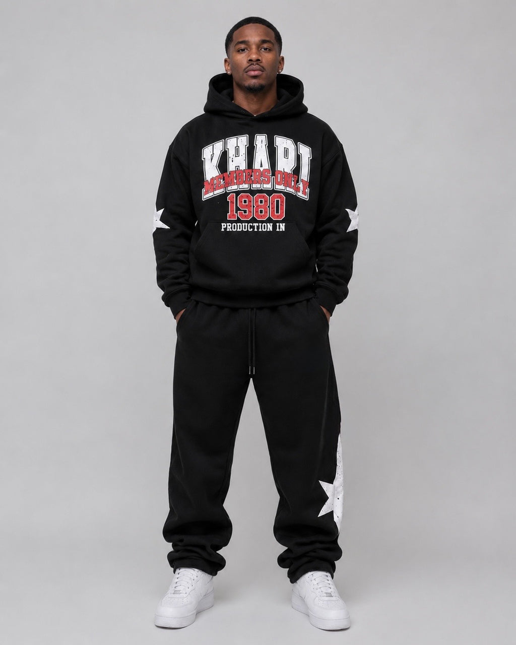 Khari Brand Members Only Sweatsuit