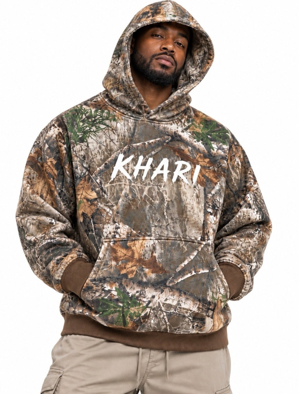 Khari Brand Wildlands Camo Hoodie